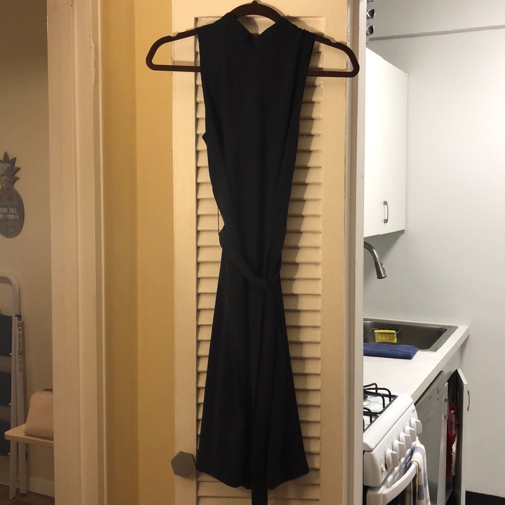 Ann Taylor Nacy high neck tie dress